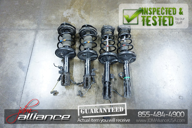 JDM 9397 Toyota Corolla OEM Shock Struts Coil Springs AE101 Front Rear